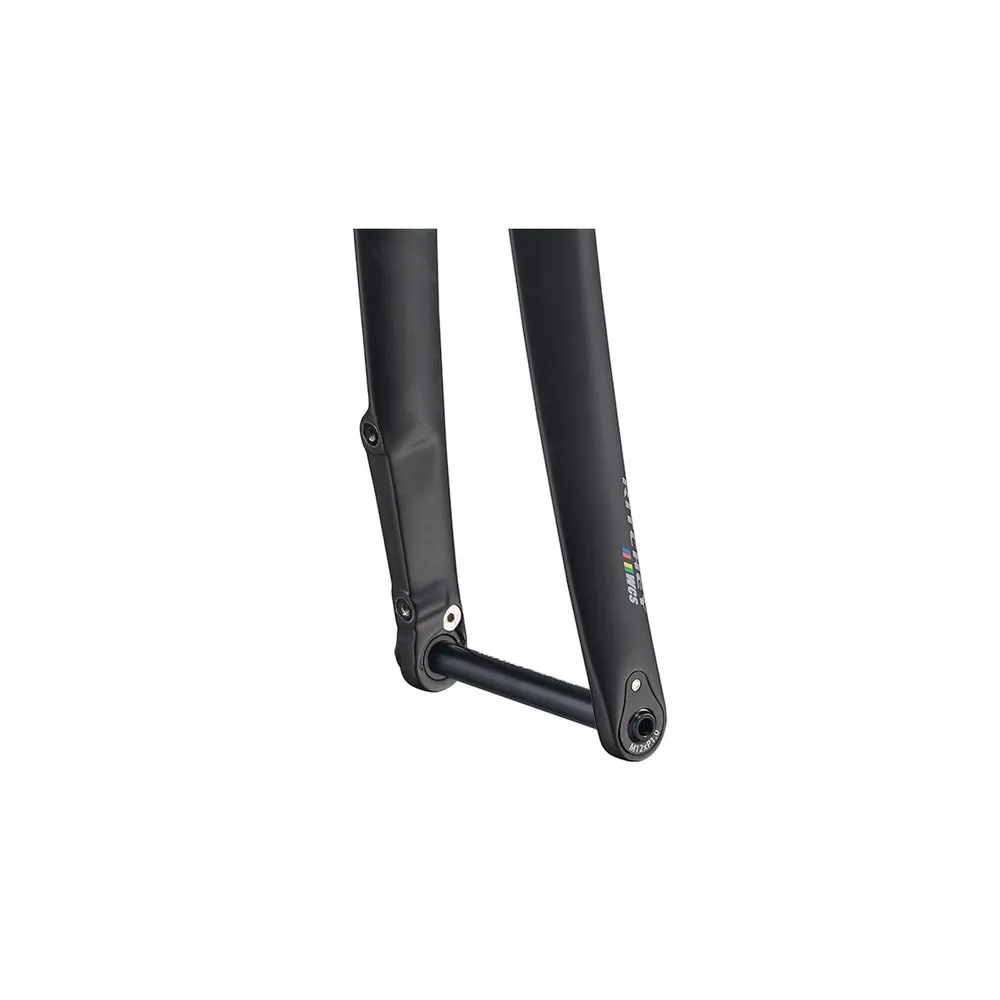 Ritchey Wcs Carbon Cross Disc Tapered 1-1/4´´ Flat Mount Väggaffel, Matte Black, 28" - 700C, Rigid