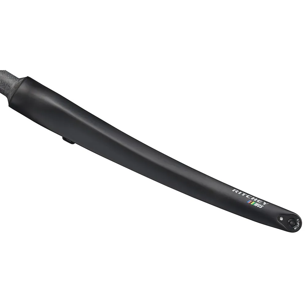 Ritchey Wcs Carbon Cross Disc Tapered 1-1/4´´ Flat Mount Väggaffel, Matte Black, 28" - 700C, Rigid