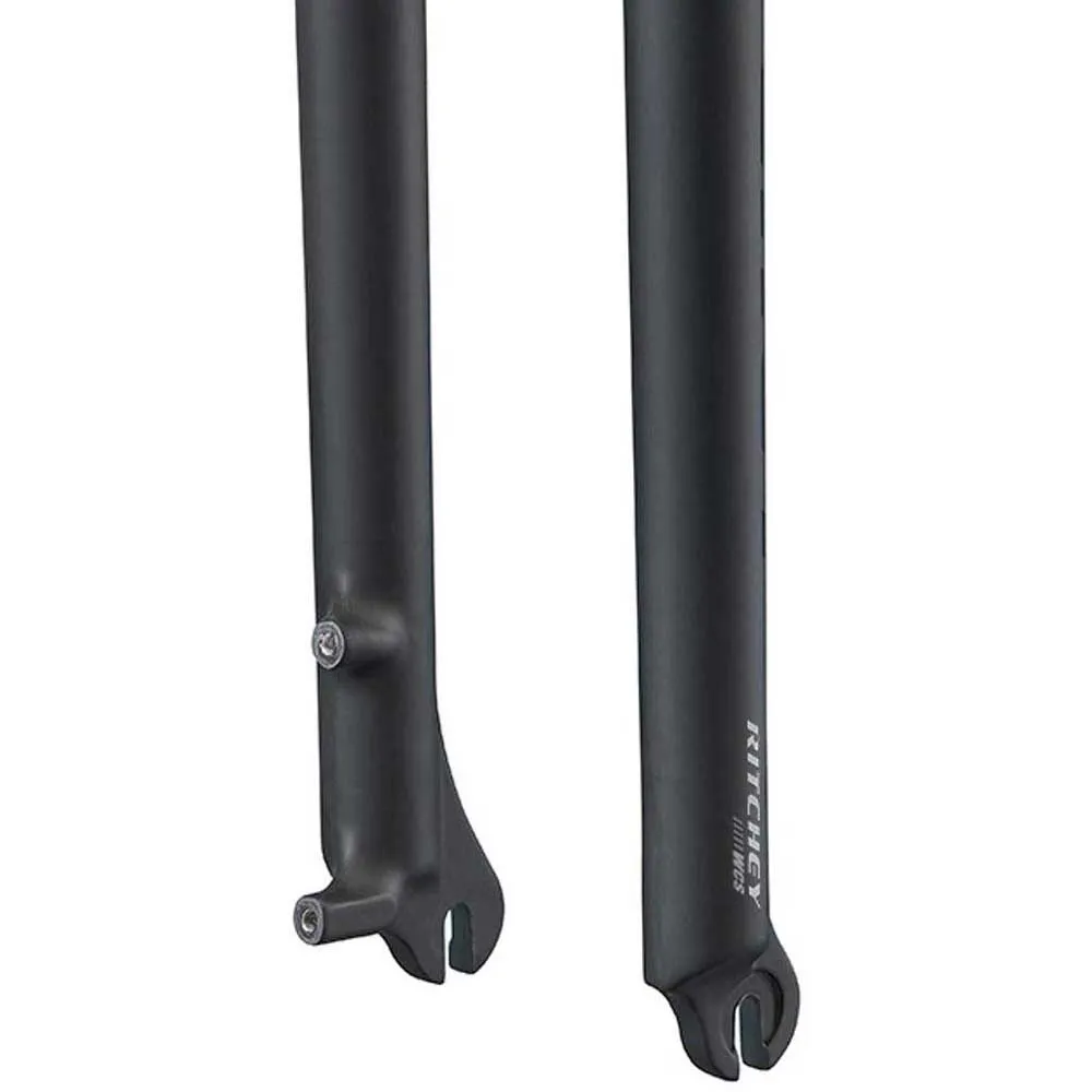 Ritchey Wcs Carbon Mountain Disc 1-1/8`` Gaffel, Black Matte, 28"-700C, Rigid
