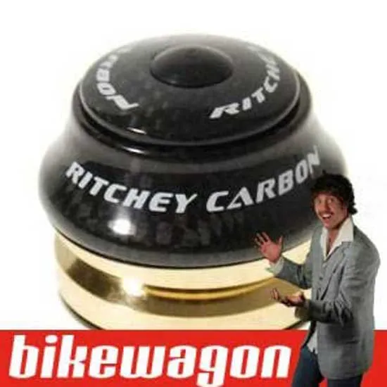 Ritchey Wcs Cf 1 1/8´´ Integrerat Styrlager, Black, One Size