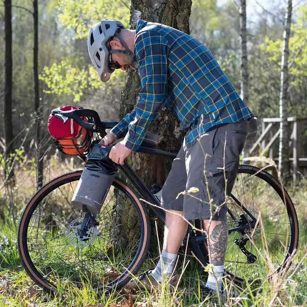 Rixen&kaul Bikepack Fork Waterproof Ramväska 4l, Grey, One Size Rixen&kaul Bikepack Fork Waterproof Ramväska 4l, Grey, One Size