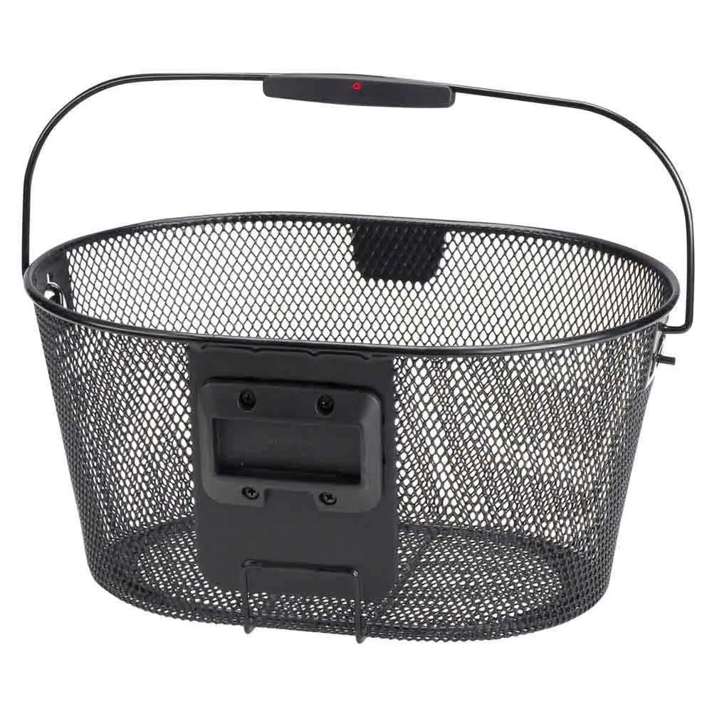 Rixen&kaul Oval Framkorg 16l, Black, One Size