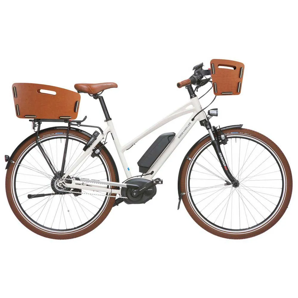 Rixen&kaul Radkiste 2 Korg 15l, Brown, One Size