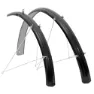 RMS Metalic Skärmset, Black, 28"