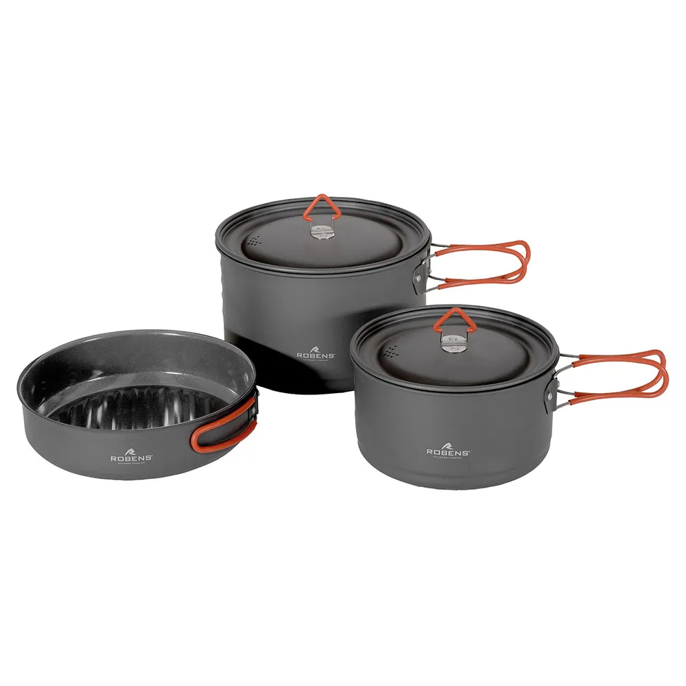 Robens Basecamp Pro Ceramic Xl Köksredskap, Black, One Size