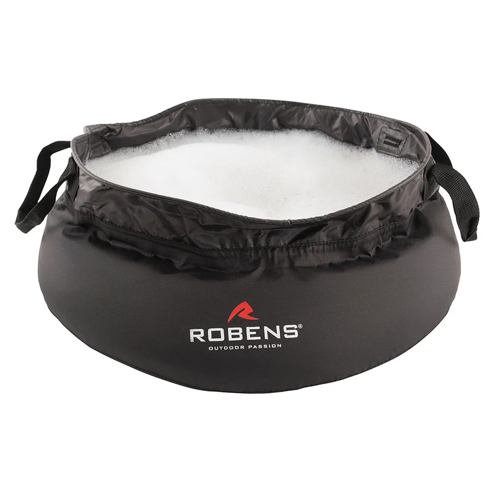 Robens Collapsible Wash 10l Tvättbalja, Black, One Size