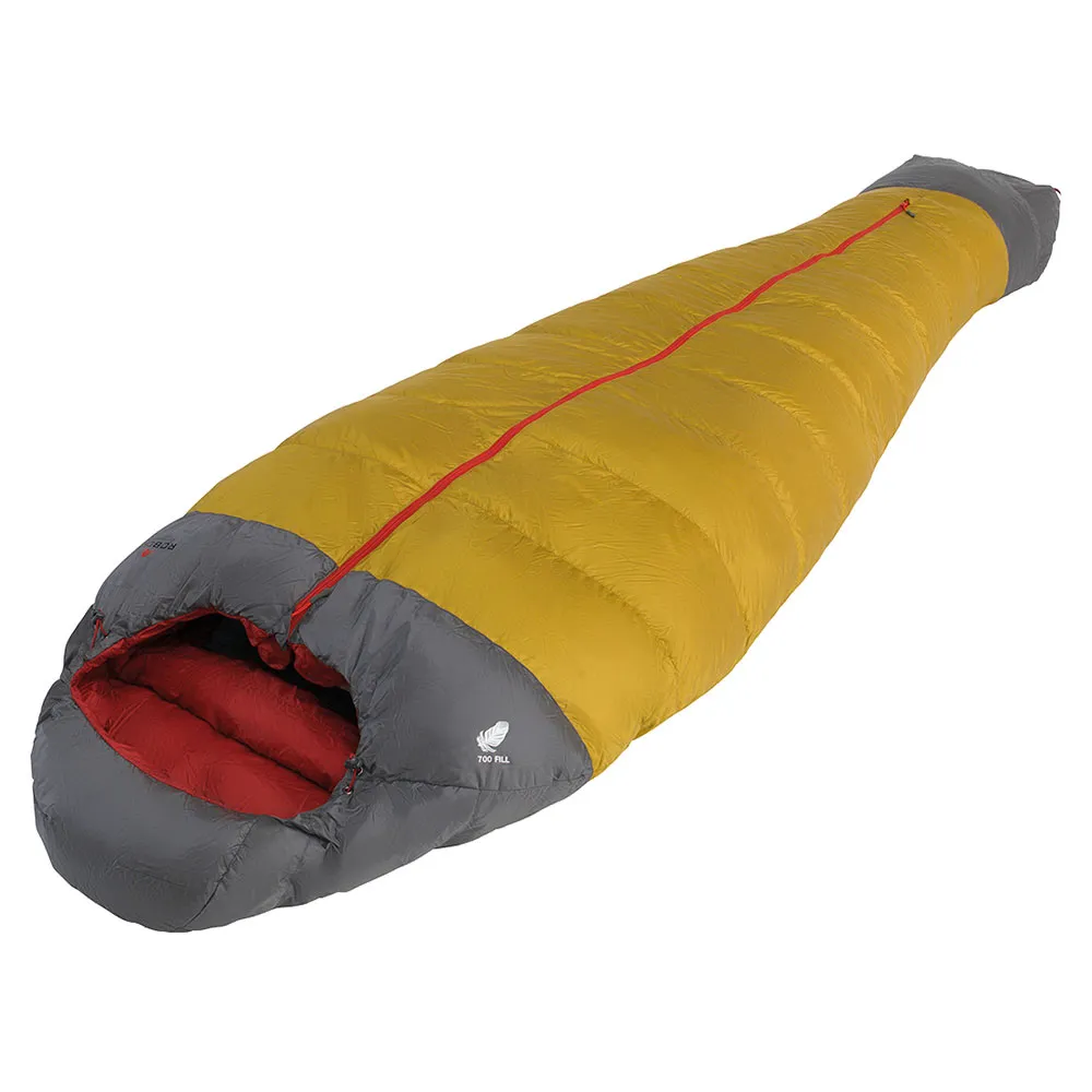 Robens Couloir 350-4°c Sovsäck, Yellow, Central Zipper