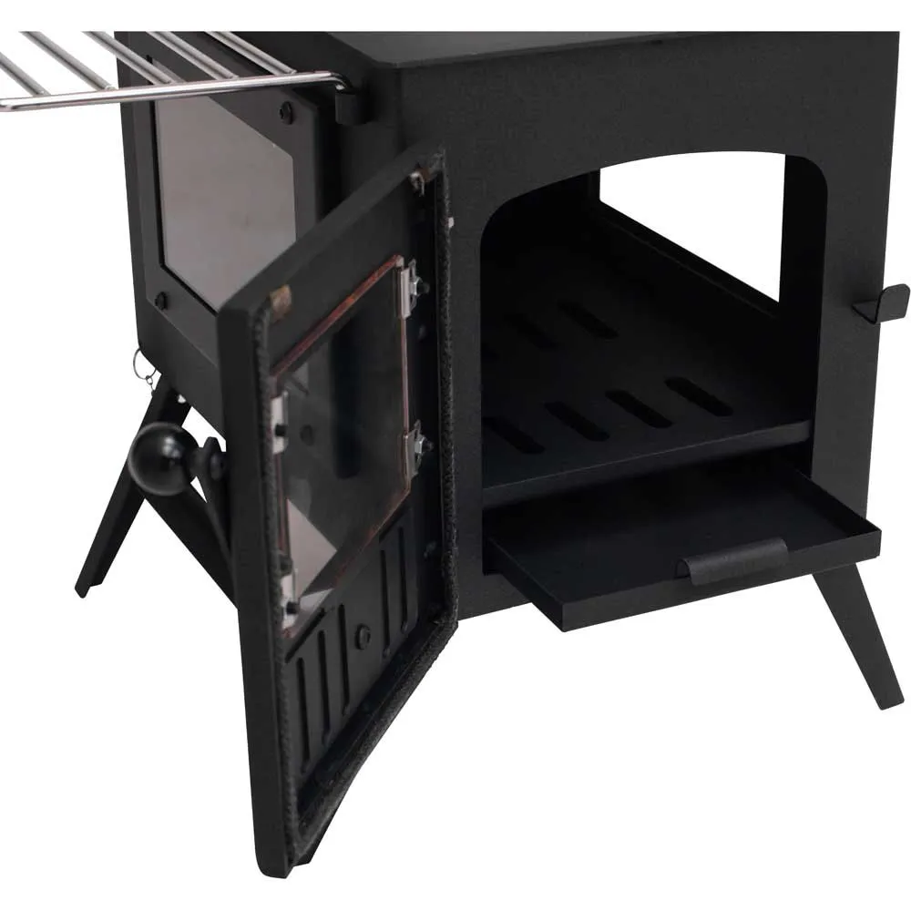 Robens Jägare Tältkamin, Black, One Size