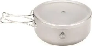 Robens Ori Titanium Pot with Plate/Lid, Grey, One Size