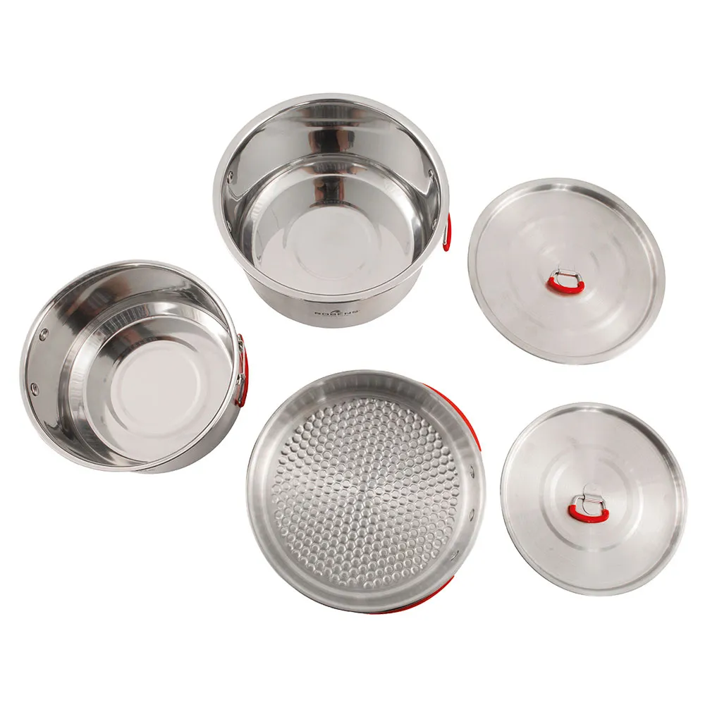 Robens Sierra Steel L Köksredskap, Silver, One Size