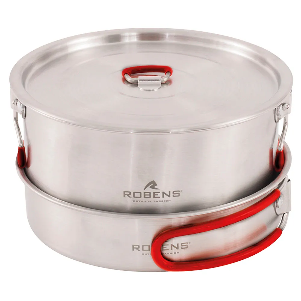 Robens Sierra Steel L Köksredskap, Silver, One Size