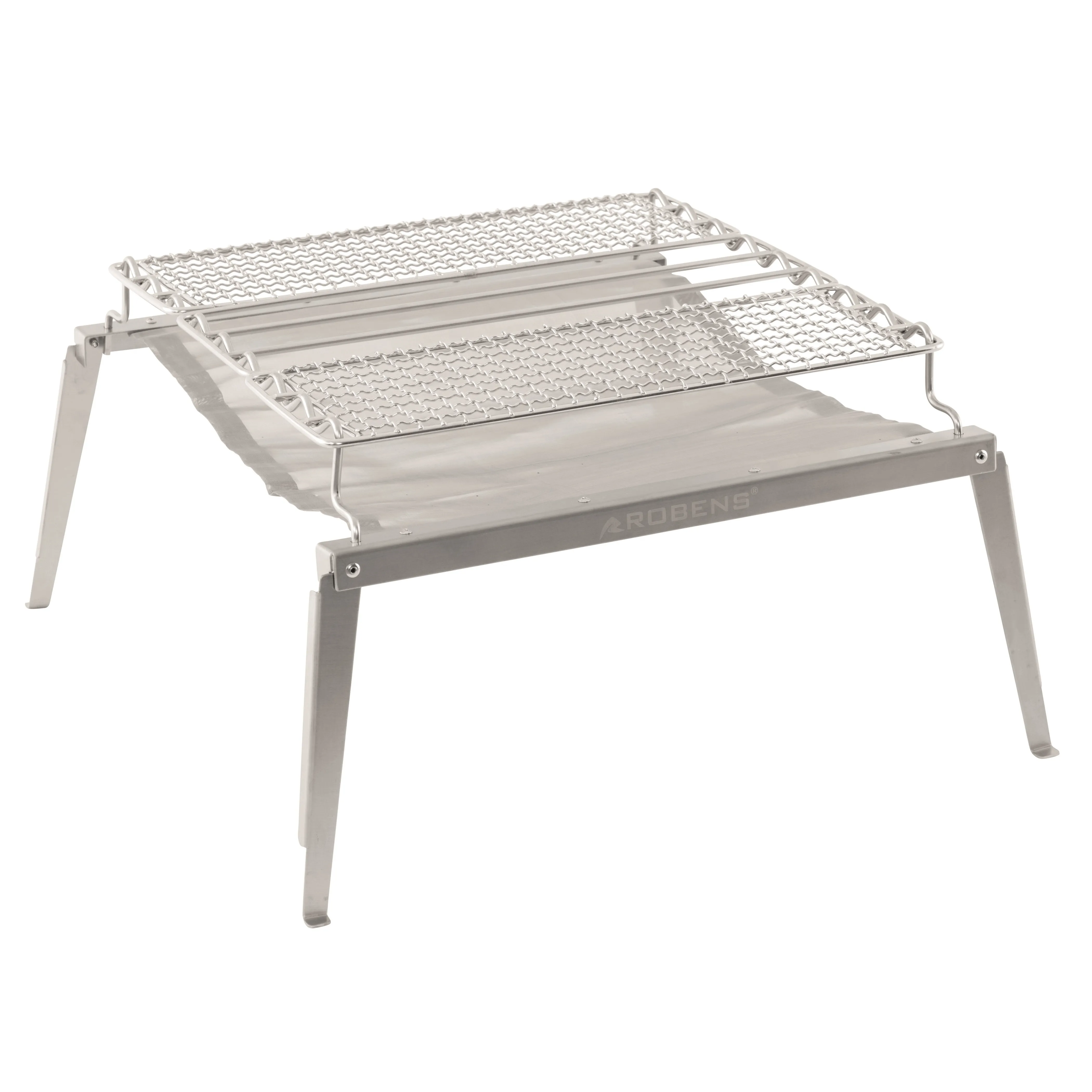 Robens Timber Mesh Grill L, Silver, One Size Robens Timber Mesh Grill L, Silver, One Size