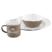 Robens Tongass Single Enamel Bestickset Robens Tongass Single Enamel Bestickset