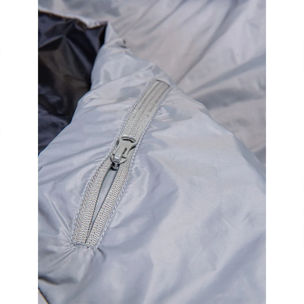 Rock Experience Air Net 100 Sovsäck, Caviar / old gold, Left Zipper