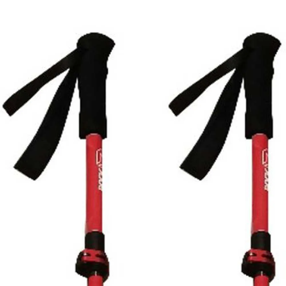 Rock Experience Alu Z Fly Stavar, Bright white / chinese red, 115-135cm