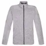 Rock Experience Berna M Mock Neck Fleecejacka Med Dragkedja, Grey melange
