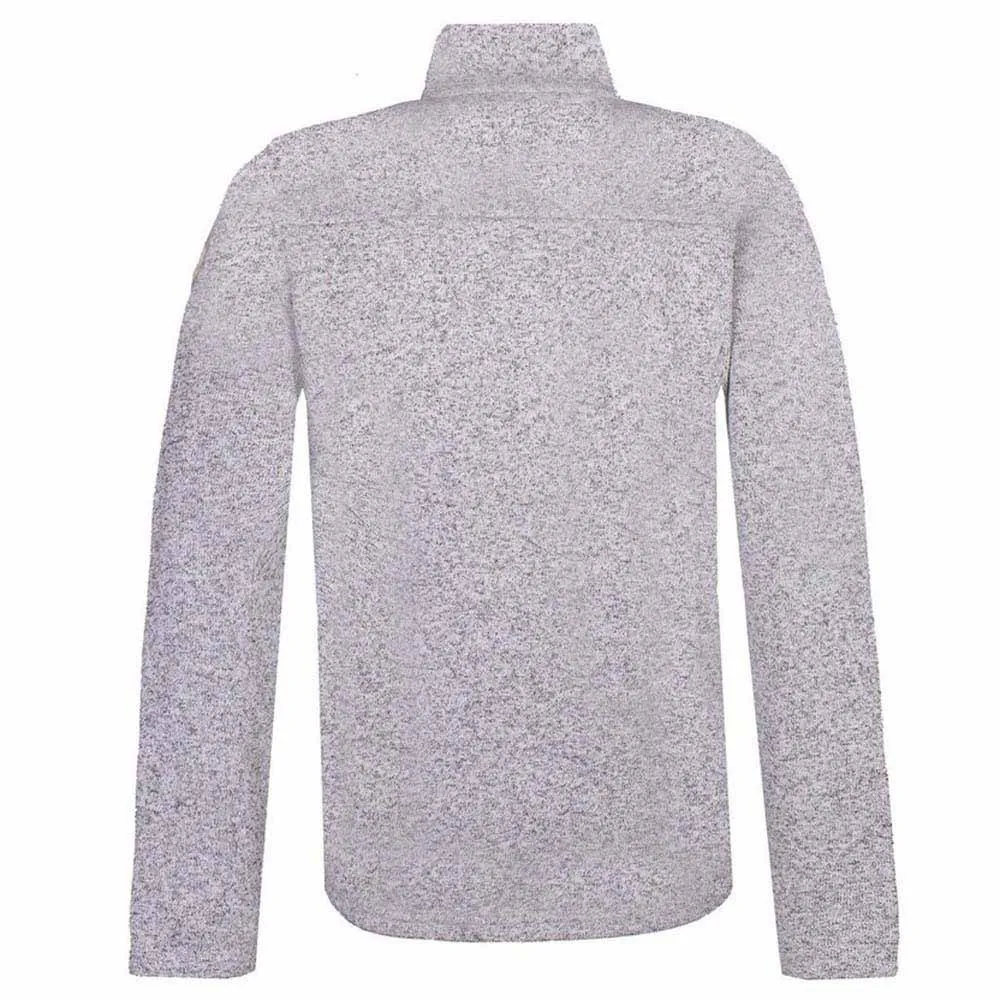 Rock Experience Berna M Mock Neck Fleecejacka Med Dragkedja, Grey melange