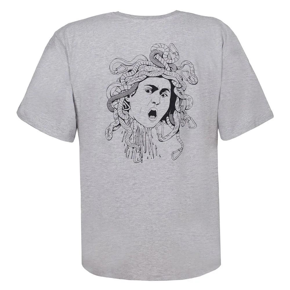 Rock Experience Medusa T-shirt Med Korta ärmar, Grey melange