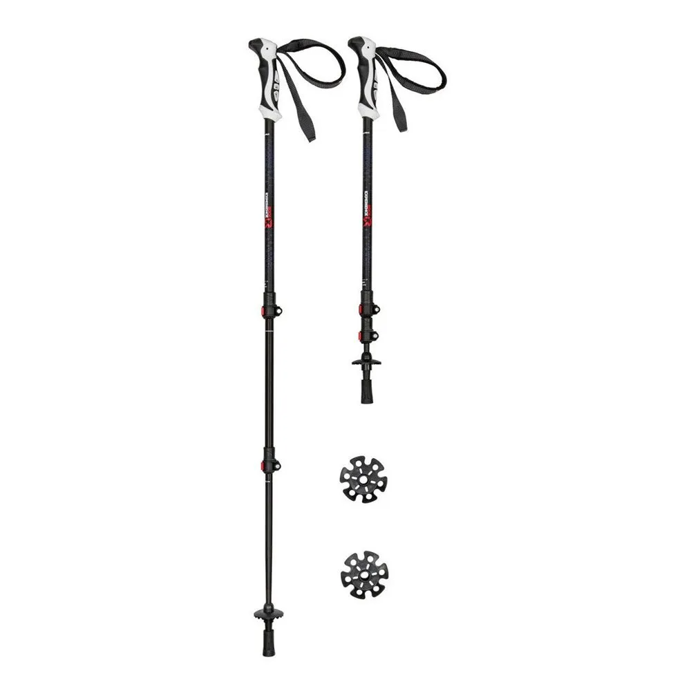 Rock Experience Trekking Pole Evo 2.0 Stavar, Caviar, 62-135cm