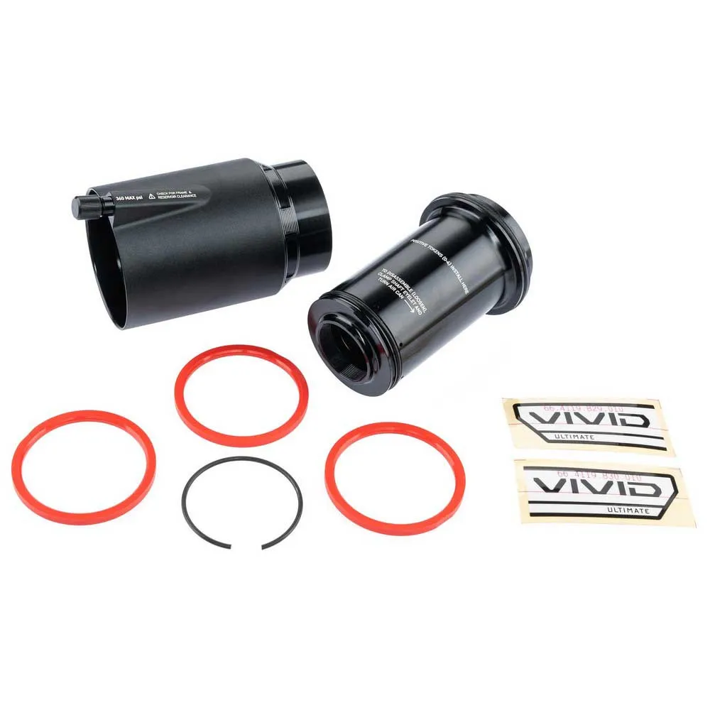Rock Shox 185/210x47.5-55 Mm Vivid C1+ 2024+ Bakre Stötdämpare Luftpatron Kit, Black, One Size Rock Shox 185/210x47.5-55 Mm Vivid C1+ 2024+ Bakre Stötdämpare Luftpatron Kit, Black, One Size