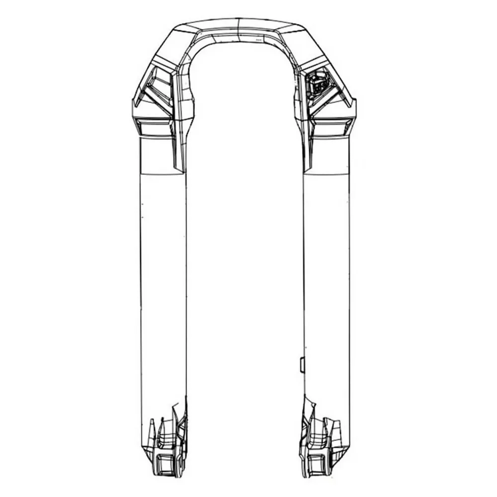 Rock Shox 27´´ 15x110 Mm Boost™ Lyrik Select/select Plus D1+ 2023+ Gaffel Sänks, Difussion black, One Size