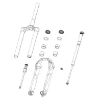 Rock Shox 27´´ 15x110 Mm Boost™ Pike Select/select Plus C1+ 2023+ Gaffel Sänks
