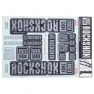 Rock Shox 35 Mm Dual Klistermärkesset, Multicolor, One Size