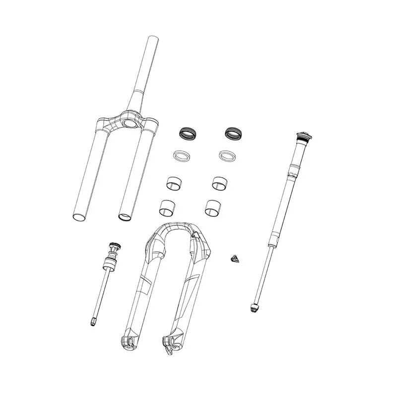 Rock Shox Aufklebersatz für SID Ultimate Modell 2021
