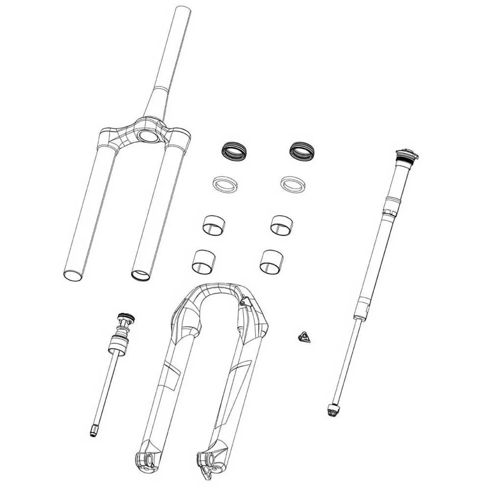 Rock Shox Boxxer Base/ultimate D1 2024+ Kontakt, Black, One Size
