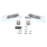 Rock Shox Boxxer Klistermärkesset, White, One Size