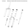 Rock Shox Boxxer Ultimate Klistermärkesset, Polar foil for gloss black, 27.5-29"
