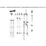 Rock Shox Charger2 Rl Knoppset, Blue, One Size