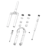 Rock Shox Charger3 Pike C1+ 2023+ Kompressiondämpare Rock Shox Charger3 Pike C1+ 2023+ Kompressiondämpare