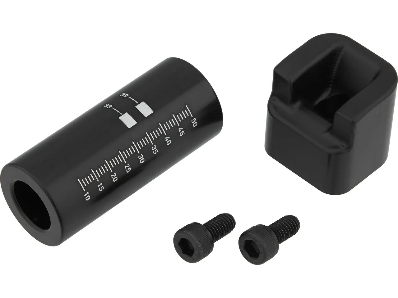 Rock Shox Clamp Tips Aufsätze für Super Deluxe A1-B2 / Thrushaft C1+, Silver, 26mm