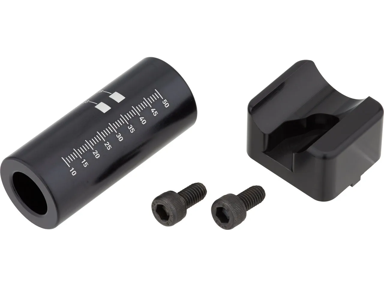 Rock Shox Clamp Tips Aufsätze für Super Deluxe Ultimate C1+, Black, One Size