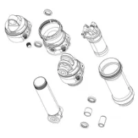 Rock Shox Compression/rebound Vivid C1+ 2024+ Servicekit Rock Shox Compression/rebound Vivid C1+ 2024+ Servicekit