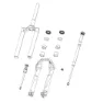 Rock Shox Crown Motion Control 120-160 Mm Psylo Silver A1 2025+ Patron, Multicolor, One Size