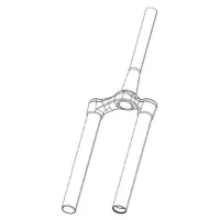 Rock Shox Csu Debonair 27b/29b 63 Od 44 Offset Gaffel För Krona/styrrör/överrör-samling Rock Shox Csu Debonair 27b/29b 63 Od 44 Offset Gaffel För Krona/styrrör/överrör-samling