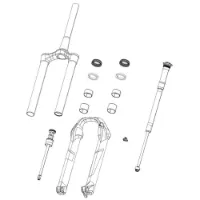 Rock Shox Damper Assembly Crown Turnkey Coil Xc30 B3-b4/judy Tk B1 Servicekit