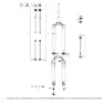 Rock Shox Debonair 51 Offset Pike B1-b2/select/select Plus/ultimate B3 Gaffel För Krona/styrrör/överrör-samling, Black, 29B"