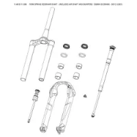 Rock Shox Debonair shaft 120mm - 29"SID C1