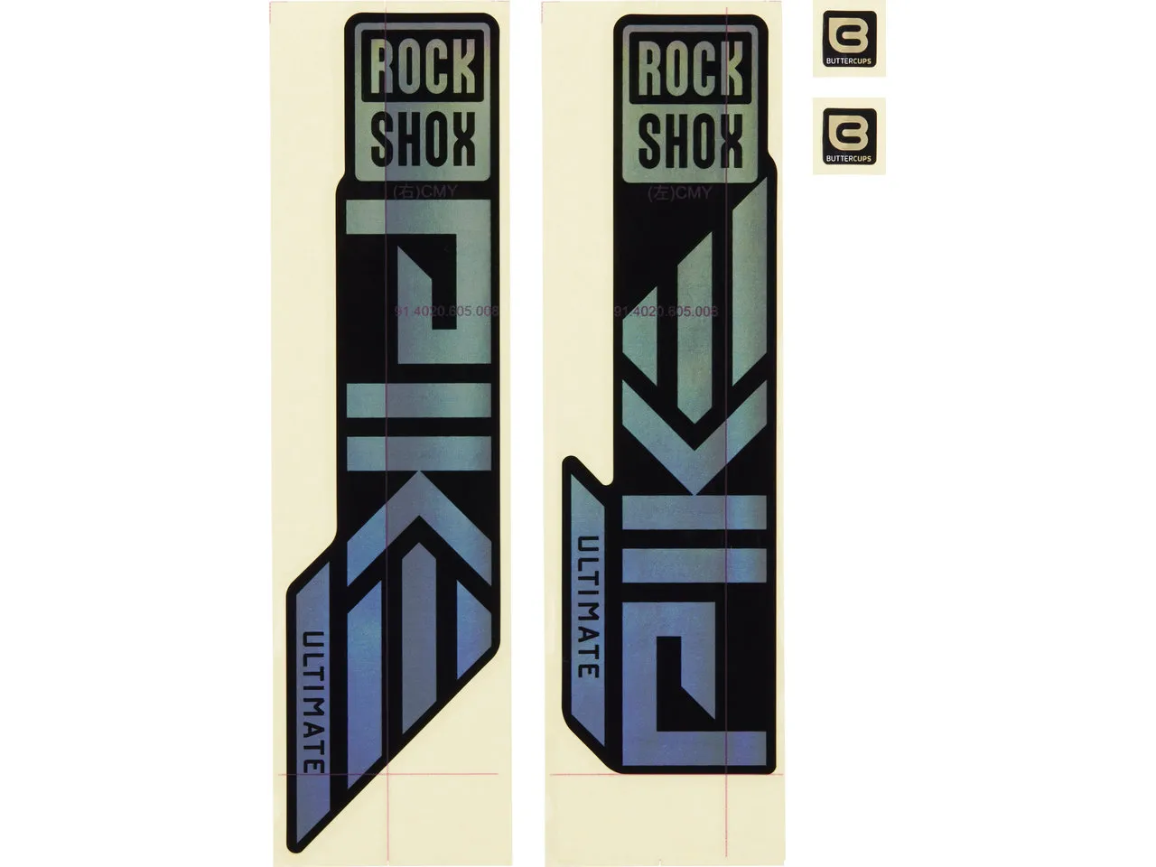 Rock Shox Decal Kit Aufklebersatz für Pike Ultimate ab Modell 2023