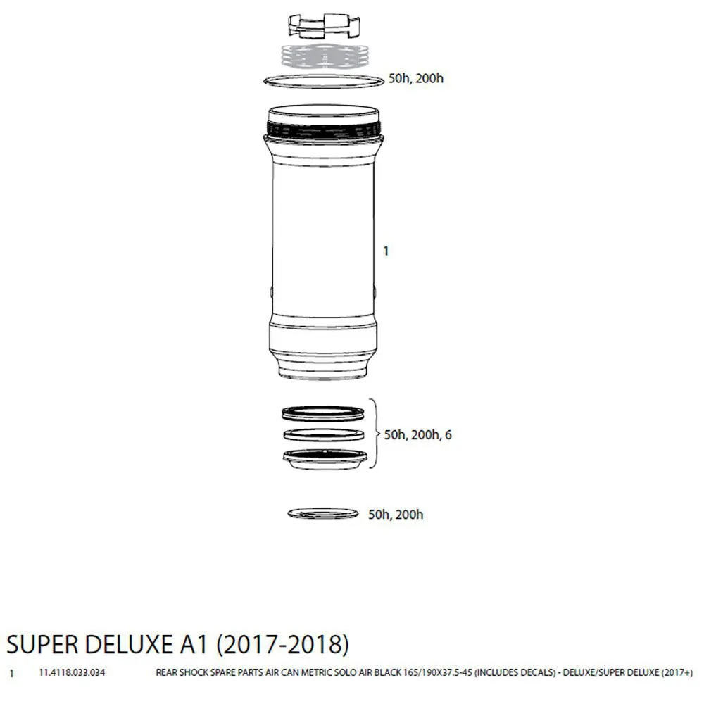 Rock Shox Deluxe/super Deluxe Metric Air Företag Rock Shox Deluxe/super Deluxe Metric Air Företag