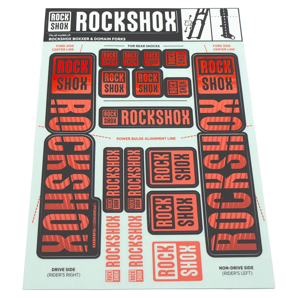 Rock Shox Dual Crown Klistermärkesset