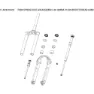 Rock Shox Frok Springs Solo Air-montering, Black, 27.5-29" / 80-120