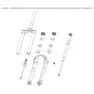 Rock Shox Gaffelkompressionsladdare 2 Rl Sid Select Plus Remote, Black, 35mm