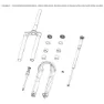 Rock Shox Gaffelkompressionsladdare Rl Sid Select Fjärrkontroll, Black, 35mm