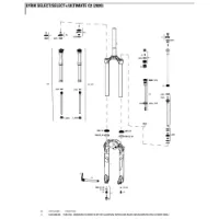 Rock Shox Kronrör/styrrör/Överrör Debonair 46 Offset För Lyrik Ultimate Rock Shox Kronrör/styrrör/Överrör Debonair 46 Offset För Lyrik Ultimate