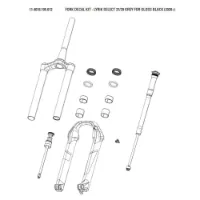 Rock Shox Lyrik Select Klistermärkesset Rock Shox Lyrik Select Klistermärkesset