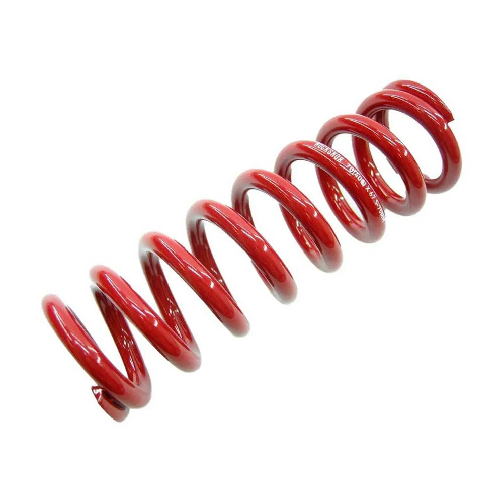Rock Shox Metric Coil 134 Mm 47.5-55 Mm 600 Lb Stötdämparfjäder, Electric red, One Size